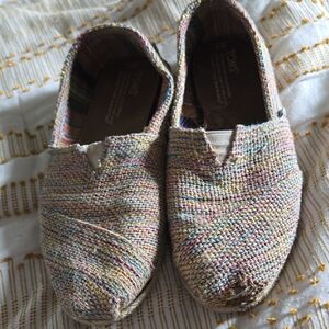 TOMS Womens Multicolor Slip-On Shoes